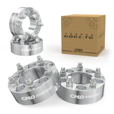 Imagem de Customadeonly Adaptadores de roda 5x5,5 a 5x5 5 x 5 5 x 139,7 a 5 x 127 (4 peças) 1/5.1 cm-20 RH Studs Furo central 87,1 mm 2,0" (50 mm) de espessura - Habilitar cubo 5x5,5 para roda 5x5