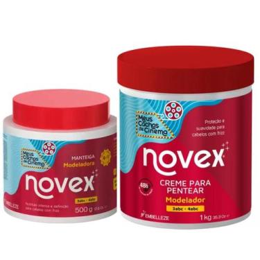 Imagem de Creme para Pentear + Manteiga Modeladora Novex Meus Cachos de Cinema