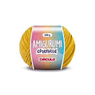 Imagem de Linha Amigurumi Chenille C/110m - Circulo, 7069 MOSTARDA