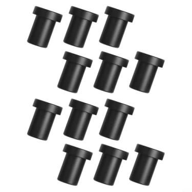 Imagem de Sleek Aluminium Alloy Clamps Set of 12 - Perfect Woodworking Projects with 19MM/20MM Dog Holes(19mm Black)