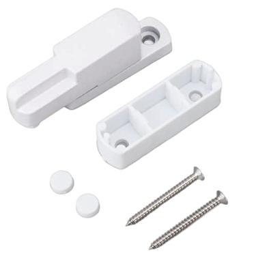 Imagem de aqxreight Fechadura de Caixilho de Janela Janela Deslizante Em Forma de T Resistente para Segurança Doméstica Aprimorada, Trava de Prova, Design de Liga de Alumínio para Portas e Janelas, Acabamento