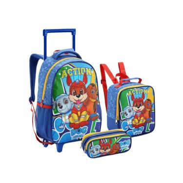 Imagem de Kit Escolar Infantil Dog Heroes Action 16 - Seanite