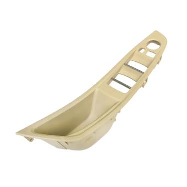 Imagem de LHD frente esquerda do carro motorista maçaneta da porta painel de apoio de braço Compatível com BMW 520i 520d XDrive 523i 525i 525d XDrive 2010 2011 2012 2013 2014 2015 2016(Beige)