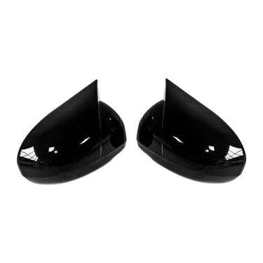 Imagem de Compatível com Toyota Prius 2010 2011 2012 2013 2014 2015 Tampa do espelho lateral retrovisor do carro Tampa da asa Porta Exterior da carcaça Guarnição adesiva(Carbon Look)