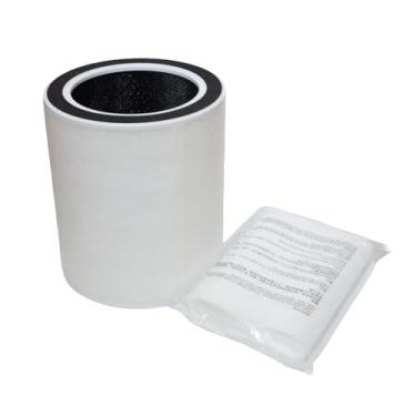 Imagem de PUREBURG Filtro de substituição compatível com purificador de ar Dreame Pet AP10, carbono ativado HEPA verdadeiro H13 2 em 1 e pré-filtro de pelos de animais de estimação para odores de compostos por