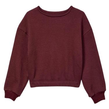 Imagem de Blusa Hering Marrom Infantil Menina Decote Redondo-Feminino