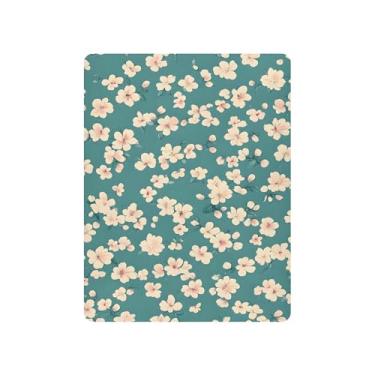 Imagem de xigua Lençol de berço vintage com estampa floral para meninas e meninos, macio e respirável, adequado para berço padrão e cama infantil 68,5 x 99 cm