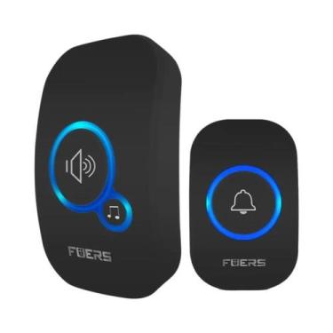 Imagem de Campainha Inteligente Sem Fio À Prova d'Água Com 32 Melodias, Alarme D