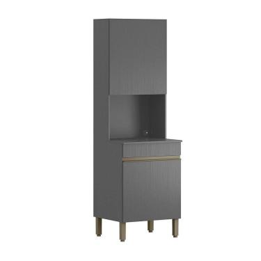 Imagem de Paneleiro Para Microondas 2 Portas Line Gris-gris - Ssx Multicoisas