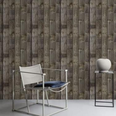 Imagem de Papel de Parede Wanderlust Madeira Marrom WL1401