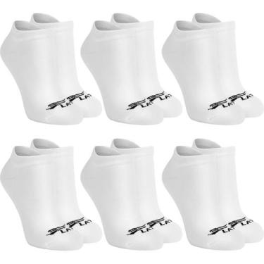 Imagem de Kit 6 Pares Meias Soquete Cano Curto Unissex Algodão Atacado - Flat So