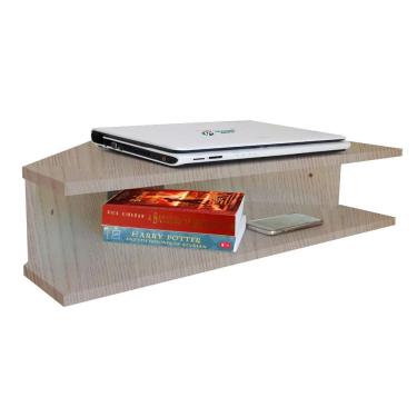 Imagem de Mesa Notebook Suspensa Canto Madeirado Em Mdf