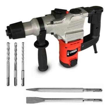 Imagem de Martelete Rompedor Demolidor 1350w Com Maleta 110v Lorben