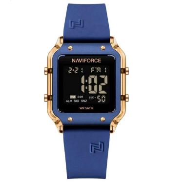 Imagem de Relógio Feminino Esportivo Multifuncional Digital 5atm A Prova D´agua Azul