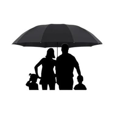 Imagem de Guarda-chuva Grande Dobrável Impermeável E À Prova De Vento De 130CM P