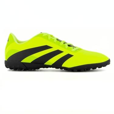 Imagem de Chuteira Society Adidas Predator Artilheira 24 TF 31 Infantil - Amarelo e Preto-Masculino