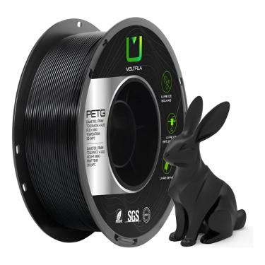 Imagem de Filamento PETG Preto 1kg 1.75mm Multifila para Impressora 3D