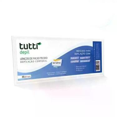 Imagem de Lenço de Falso Tecido para Depilação 50 Folhas Tutti