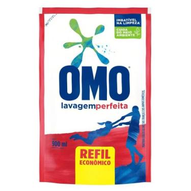 Imagem de Lava roupa omo 900ml sachet lavagem perfeita