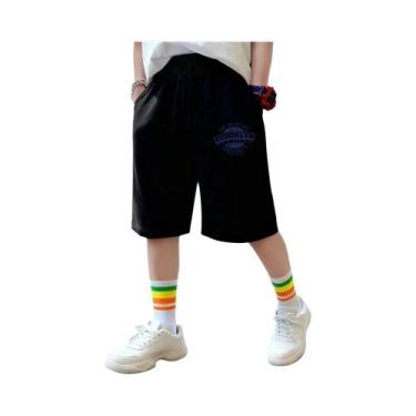 Imagem de Shorts De Algodão Para Meninos Com Estampa Brooklyn, Moda Infantil, Ca