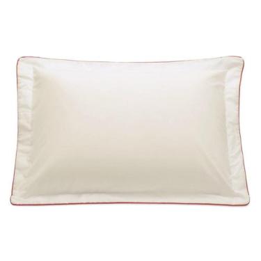 Imagem de Fronha com Vivo Basics Palha e Terracota - 200 Fios - Westwing Collect