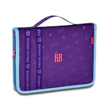 Imagem de Estojo Fichário Escolar Rebecca Bonbon Grande Para 96 Lapis - Clio Sty