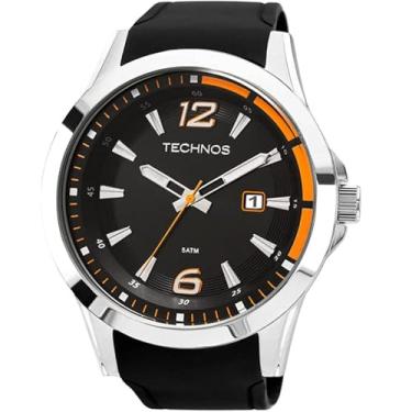 Imagem de Relógio Technos, Pulseira de Silicone, Masculino Preto 2115KQB/8L