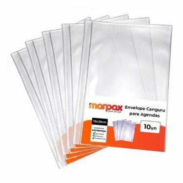 Imagem de Envelope Canguru Cristal para Agenda 15cmx21cm Marpax 10 un