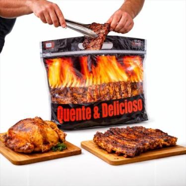 Imagem de Embalagem termica c/ 100 un c/ ziper frango assado costela - E A COSTA