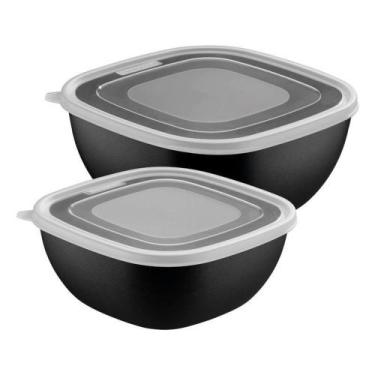 Imagem de Jogo de Potes Tramontina MixColor 2 Peças 2L Preto