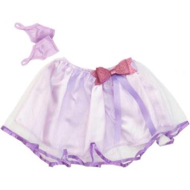 Imagem de Fantasia de Bailarina Infantil Tutu e Luvas Rapunzel Carnaval - Fantas