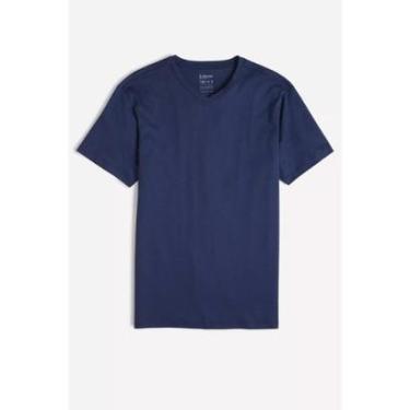 Imagem de Camiseta Oficina Reserva Pima Gola V Marinho-Masculino