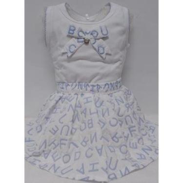 Imagem de Conjunto Blusa + Shorts Saia Menina Estampada LessaKids 9448-Feminino