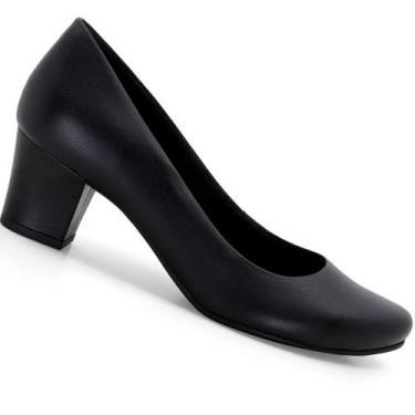 Imagem de Sapato Usaflex Q6692001 Feminino, Preto, 37