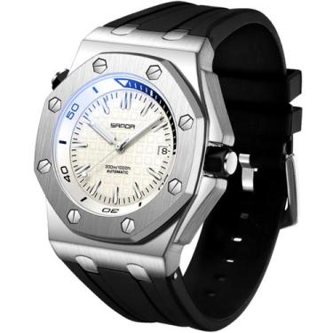 Imagem de Relógio de Pulso Masculino Quartzo Analogico Pulseira de Silicone Prov