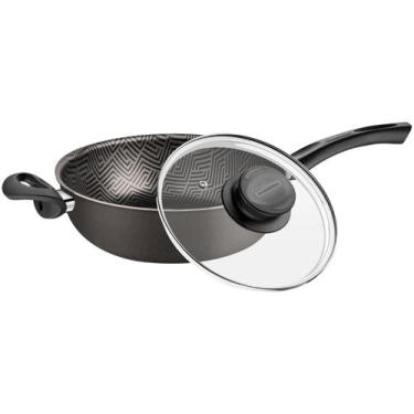 Imagem de Fritadeira Multiuso Paris 24cm 2,8l Chumbo Em Alumínio Com Antiaderent