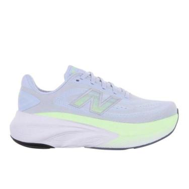 Imagem de Tenis New Balance Fresh Foam X More V6 Azul/Verde Neon-Feminino