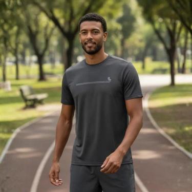 Imagem de Camiseta Esportiva Lupo T-Shirt Poliamida Básica Masculina 77053 Espor