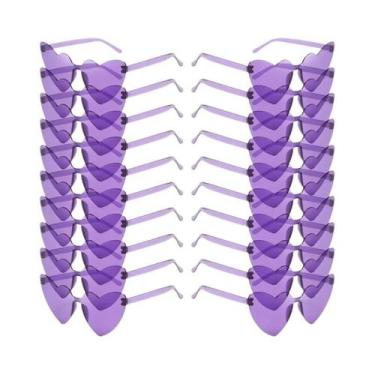 Imagem de Óculos De Sol Femininos Modernos Sem Aro Em Formato De Coração, 16-20 