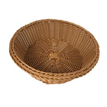 Imagem de Cesta redonda para pães em polipropileno marrom -Dynasty, 3 meses por 