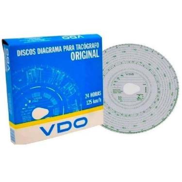 Imagem de Disco tacografo diario 125km - vdo 14024005f