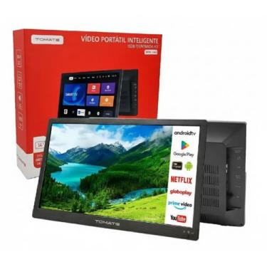 Imagem de Smart TV Portátil 14 Polegadas Tomate Android TV WiFi HDMI TV Digital 