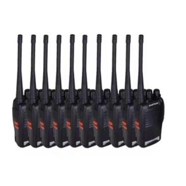 Imagem de Kit 10 Radio Comunicador Walk Talk 16 Canais Profissional Baofeng 777s