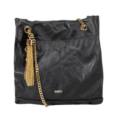 Imagem de Bolsa Feminina Média Schutz Bucket Blake Couro Tiracolo 500150874-Feminino