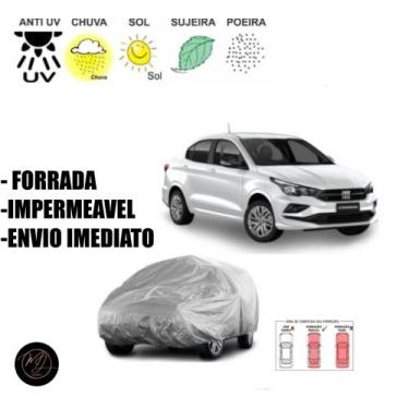 Imagem de Capa de Cobrir Carro  FIAT CRONOS FORRADA M- Impermeável e Total Prote