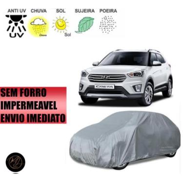 Imagem de Capa Automotiva para cobrir Carro CRETTA SEM FORRO GG - Impermeável e 