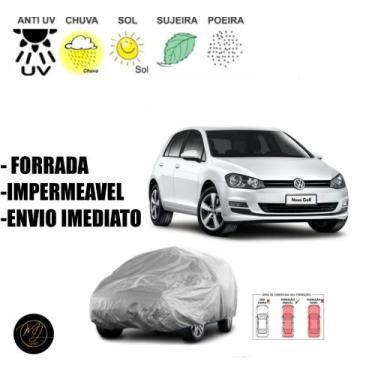 Imagem de Capa para cobrir Carro GOLF FORRADA  M - 100% Impermeável e Total Prot