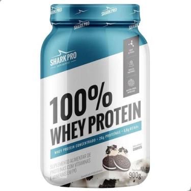 Imagem de 100% Whey Protein Concentrado 900g Shark Pro, Cookies