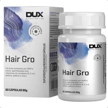 Imagem de Hair Gro Cabelo Pro Queratina 60 Capsulas Dux Nutrition, Natural
