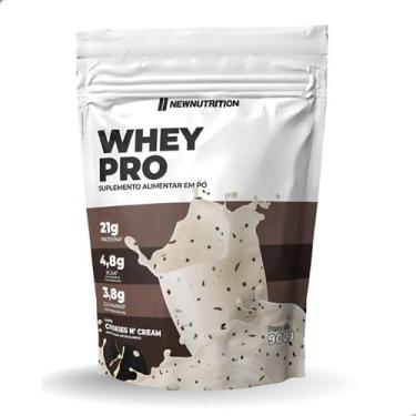 Imagem de Whey Protein Pro 900g New Nutrition, Cookies